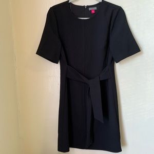 Vince Camuto Parisian Crepe Belted Dress